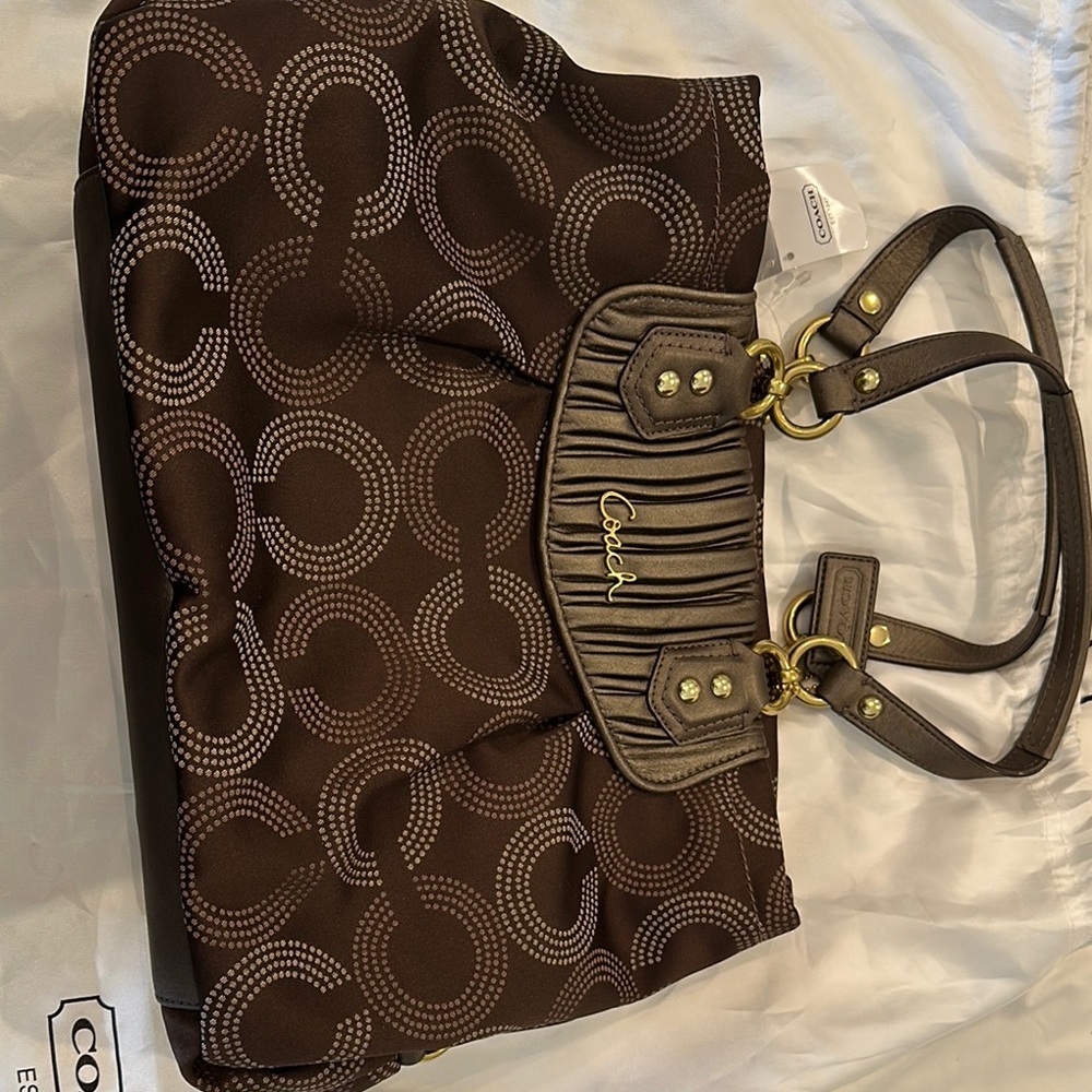 Coach Brown Tote Bag